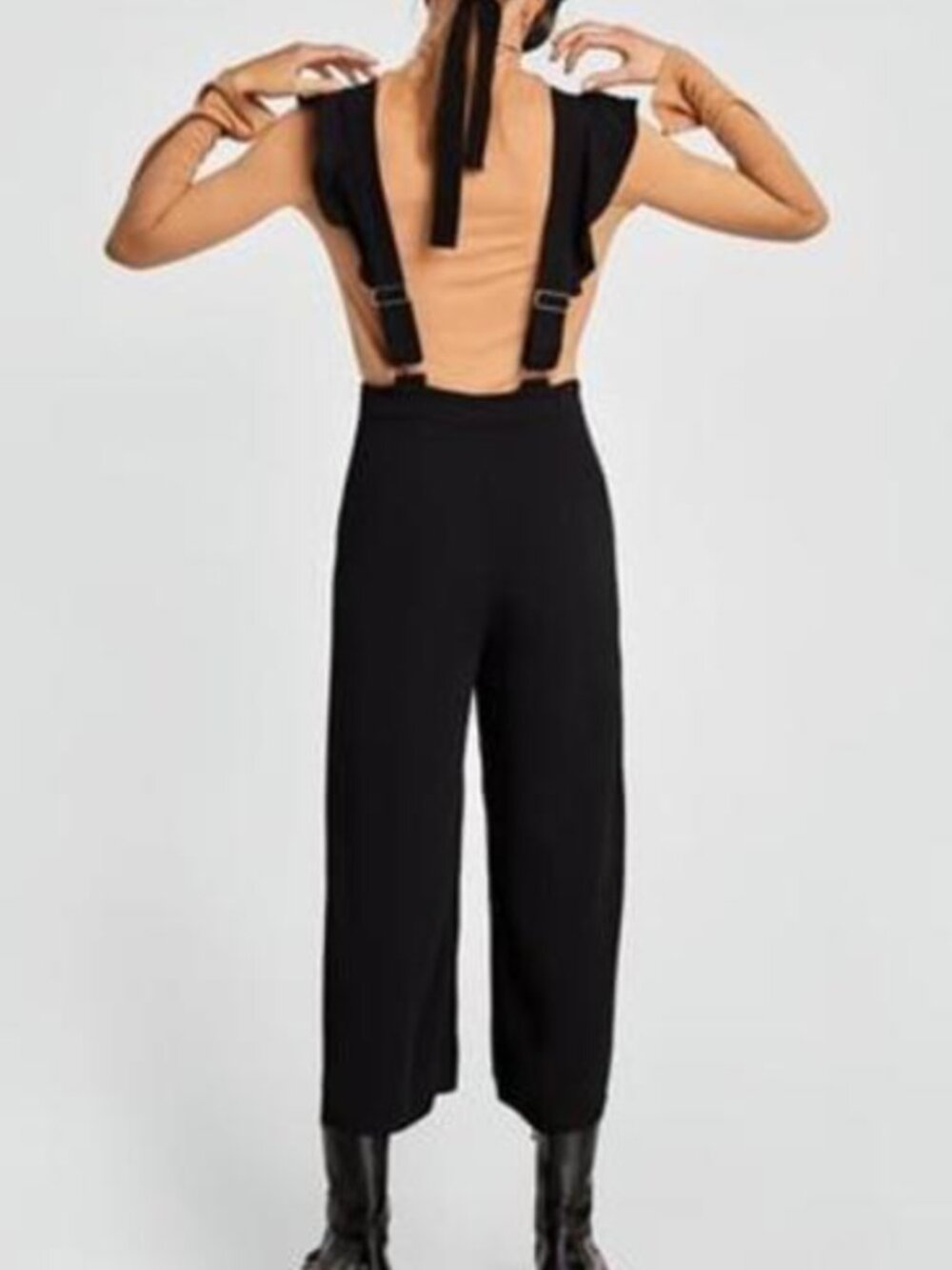 Zara Ruffle Detail Jumpsuit Overalls - Picture 11 of 11